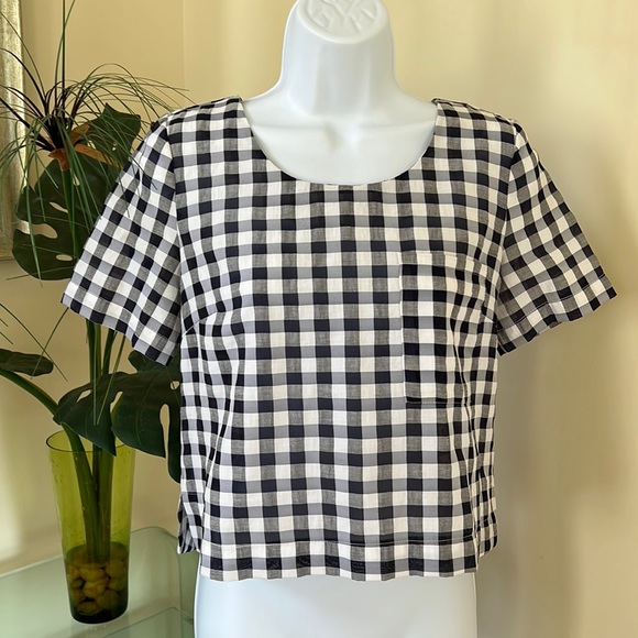 JOA Gingham Top - Picture 1 of 12